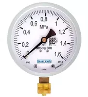 Манометры общетехнические МП3-Уф исп ЭКО 0-16 кг/см2 (0-1.6 МПа)