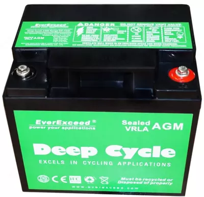 Batarya DEEP CYCLE AGM DP-1255