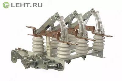 Выключатель нагрузки ВНА П-10/630 20 IIзп У2 со встроенными контактами (изолятор полимер)