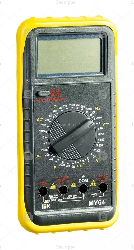 Мультиметр цифровой Professional MY64 IEK