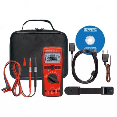 Benning ММ 12 — цифровой мультиметр TRUE RMS с функцией регистрации и интерфейсом Bluetooth