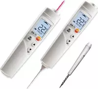 TESTO 826-T4 ИНФРАКРАСНЫЙ ТЕРМОМЕТР С ЛАЗЕРНЫМ ЦЕЛЕУКАЗАТЕЛЕМ И ПРОНИКАЮЩИМ ПИЩЕВЫМ ЗОНДОМ