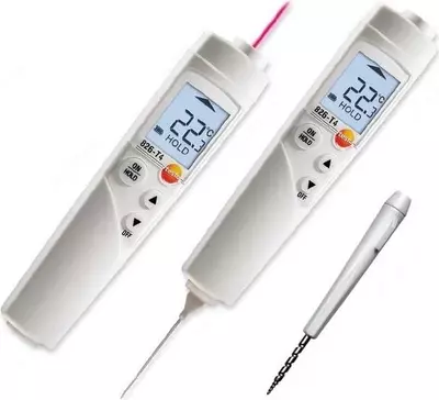 TESTO 826-T4 ИНФРАКРАСНЫЙ ТЕРМОМЕТР С ЛАЗЕРНЫМ ЦЕЛЕУКАЗАТЕЛЕМ И ПРОНИКАЮЩИМ ПИЩЕВЫМ ЗОНДОМ