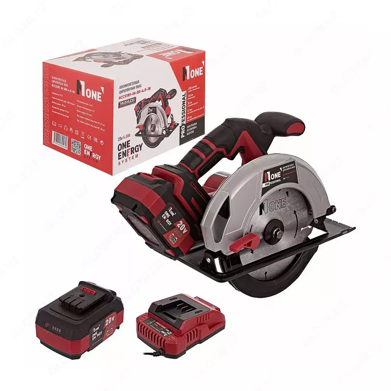Аккумуляторная бесщёточная циркулярная пила NUMBER ONE NCCS185-IN-BR-4.0-1B ONE ENERGY