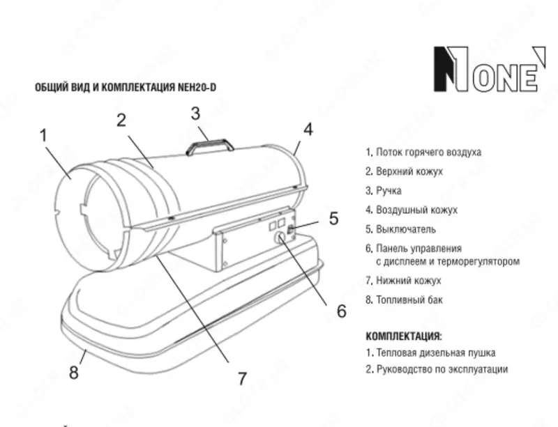 3 395 028.3 сум Дизельная тепловая пушка NUMBER ONE NEH30-D PROfessional