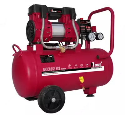 1 286 537 сум / шт Компрессор коаксиальный безмасляный NUMBER ONE NAC1500/24-PRO
