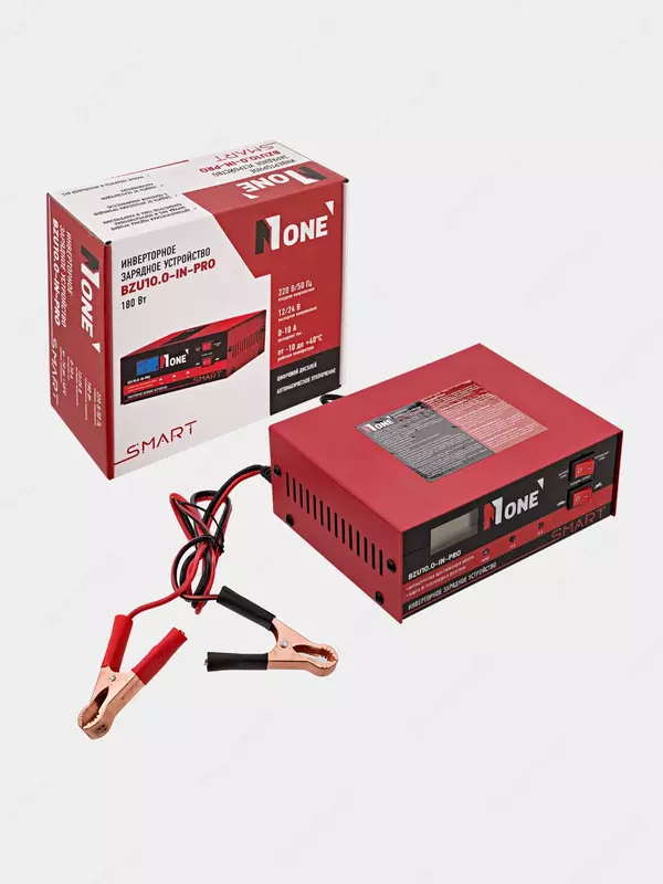 Avtomobil inverterli zaryad qurilmasi NUMBER ONE BZU10.0-IN-PRO Chakana savdo