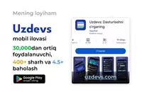 Разработка мобильных приложений - от 2 000 000 сум