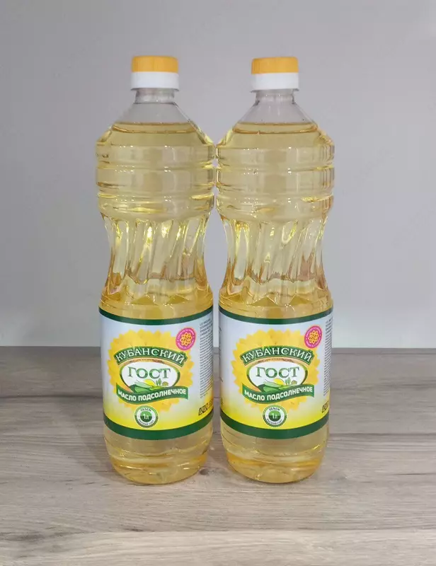 Kungaboqar yogi Kuban GOST tozalangan  yuqori sifatli  1l