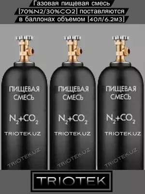 Пищевая газовая смесь (70%N2/30%CO2)