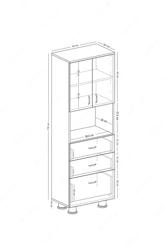 ШКАФ ДЛЯ МИКРОВОЛНОВОЙ ПЕЧИ - DOLCE MOBILYA SAN VE TIC LTD STI