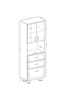 ШКАФ ДЛЯ МИКРОВОЛНОВОЙ ПЕЧИ - DOLCE MOBILYA SAN VE TIC LTD STI