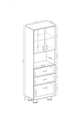 ШКАФ ДЛЯ МИКРОВОЛНОВОЙ ПЕЧИ - DOLCE MOBILYA SAN VE TIC LTD STI