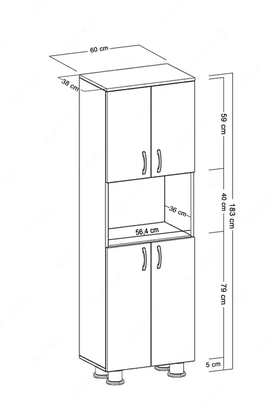 ШКАФ ДЛЯ МИКРОВОЛНОВОЙ ПЕЧИ Оптом и розница