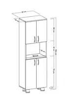 ШКАФ ДЛЯ МИКРОВОЛНОВОЙ ПЕЧИ Оптом и розница