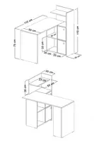 КОМПЬЮТЕРНЫЙ / ПИСЬМЕННЫЙ СТОЛ - DOLCE MOBILYA SAN VE TIC LTD STI