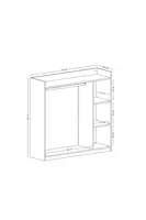 НАПОЛЬНЫЙ ОТКРЫТЫЙ ШКАФ / ГАРДЕРОБ - DOLCE MOBILYA SAN VE TIC LTD STI