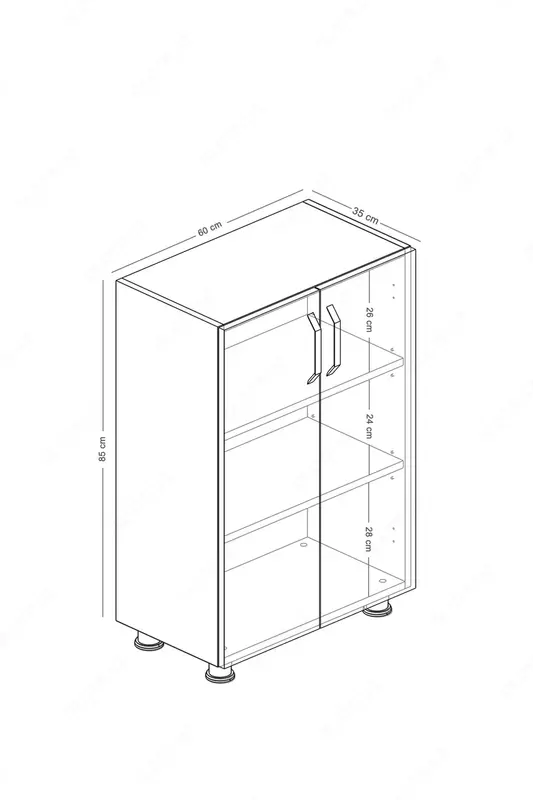 МНОГОФУНКЦИОНАЛЬНЫЙ ШКАФ НА КУХНЮ / В ВАННУЮ КОМНАТУ / КОРИДОР - Шкафы для одежды