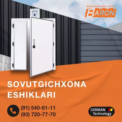 Sovuq / issiq xonalar va toza xonalar uchun eshiklar - Narx so&#039;rov asosida