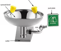 Аварийный фонтан для промывки глаз