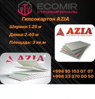 Gipsokarton Azia devor namlikka chidamli (12