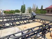 Производство металлоконструкций. Монтаж сендвич панелей