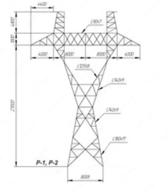  Стальные опоры ЛЭП 110 кВ - OOO ARSAX