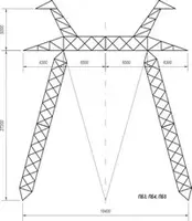  Стальные опоры ЛЭП 220-330 кВ от производителя - 
