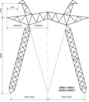  Стальные опоры ЛЭП 220-330 кВ от производителя Оптом и розница
