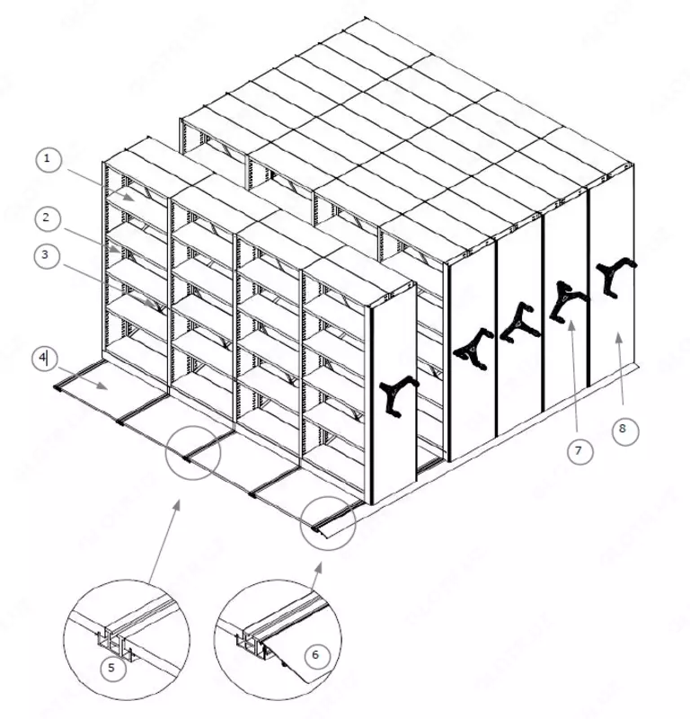   Мобильные стеллажи от производителя