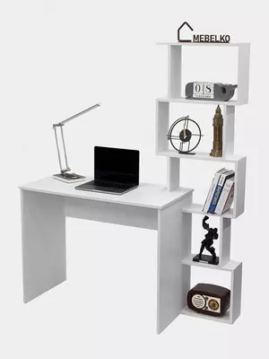 Стол письменный компьютерный с полками