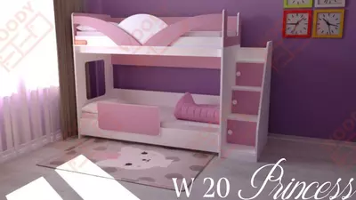 Двухъярусная кровать W 20 Princess