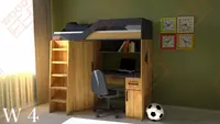 Кровать-чердак W 4