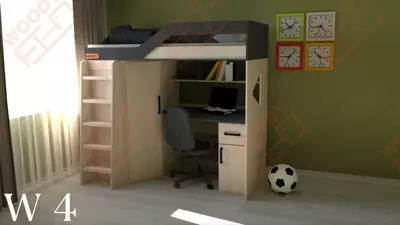 4 250 000 сум / шт. Кровать-чердак W 4