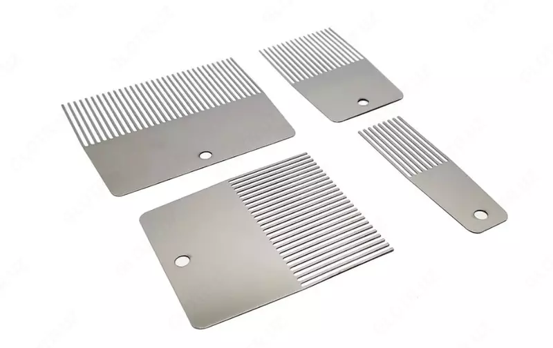 Текстурная ручная кельма-гребенка "SF8113" нерж. сталь (Ассортимент)