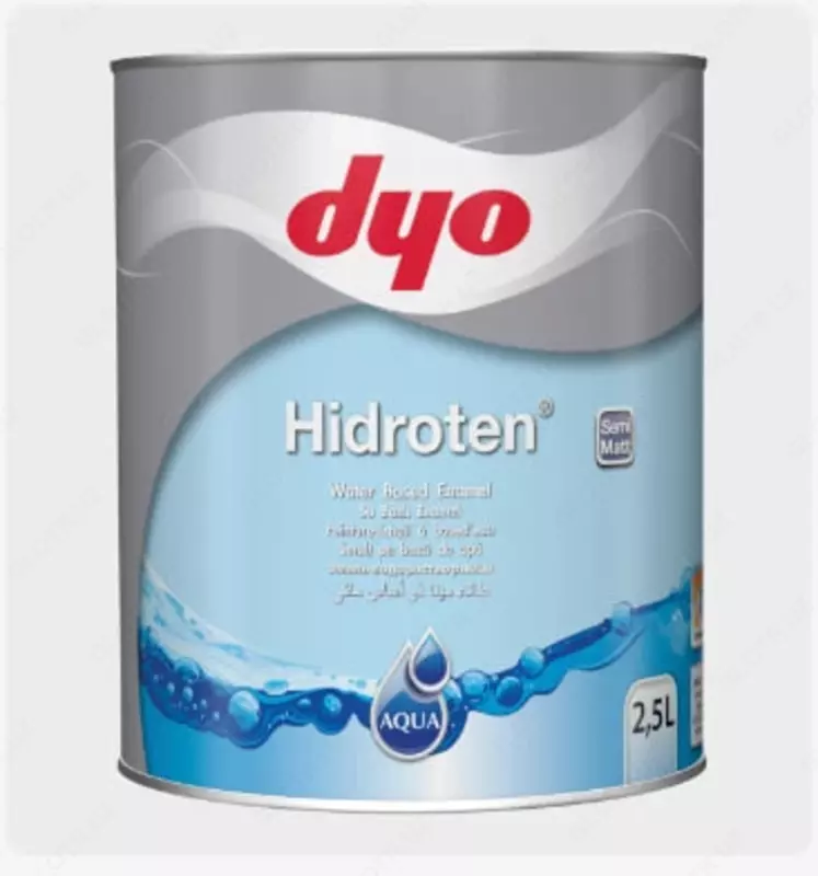 Ichki dekorativ akril bo'yoq (emulsiya) DYO HİDROTEN