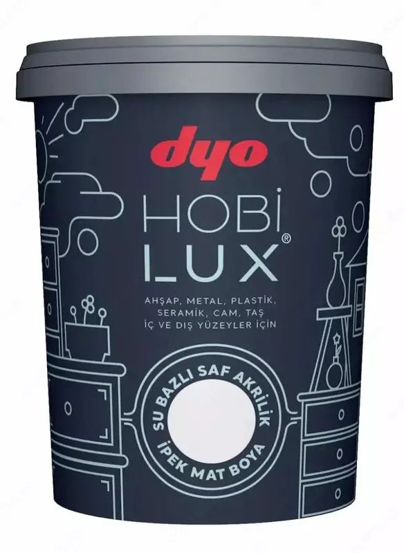 Mebel uchun bo'yoq (akril emulsiya) "DYO" HOBILUX
