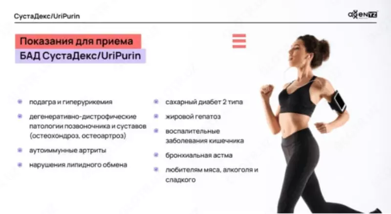  Сустадех | Cелл Elixir-бўғинлар учун  сийдик кислотаси ва подагра камайтириш - 