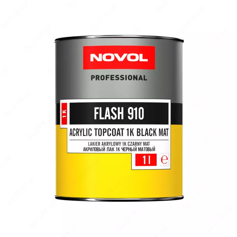 FLASH 910 Акриловая матовая черная эмаль