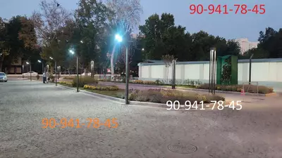 Уличные фонари в стиле hi-tech от производителя в Ташкенте. Оптом и розница