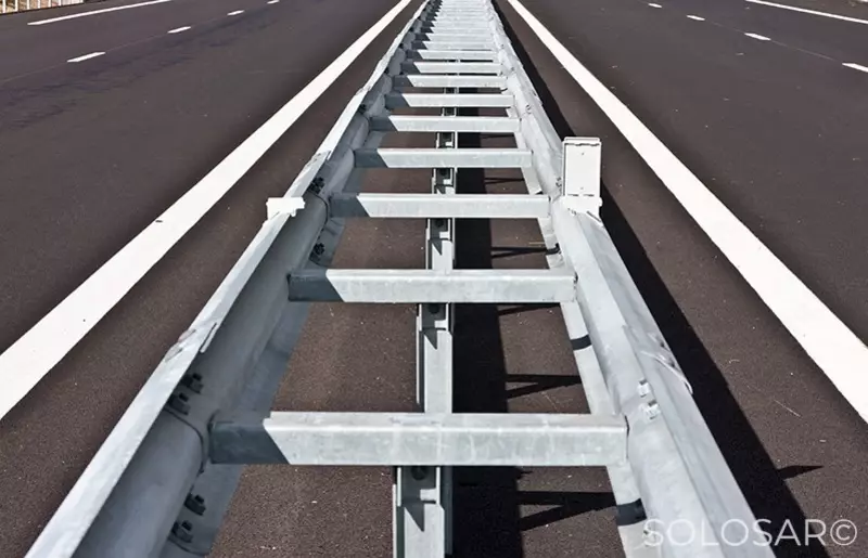  Двухъярусные двухсторонние дорожные ограждения металлическе - 