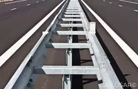  Двухъярусные двухсторонние дорожные ограждения металлическе - 