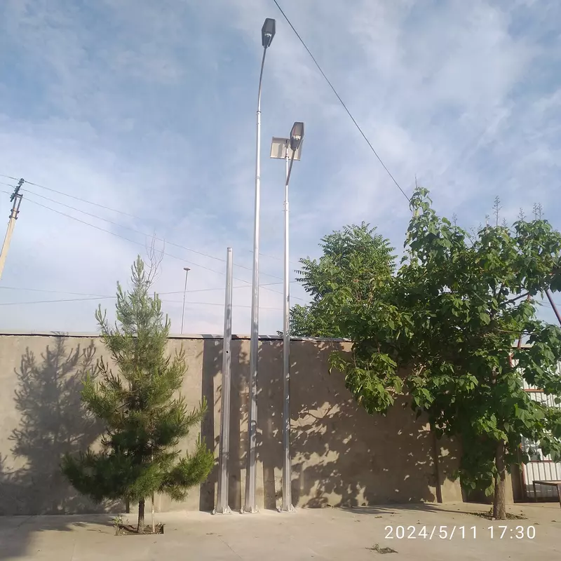 Оцинкованные граненые конические опоры освещения - от {0} сум