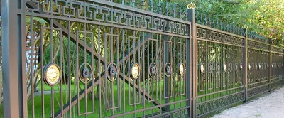 Забор из профильной (квадратной) и круглой трубы Только оптом