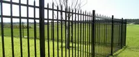 Забор из профильной (квадратной) и круглой трубы - Заборы