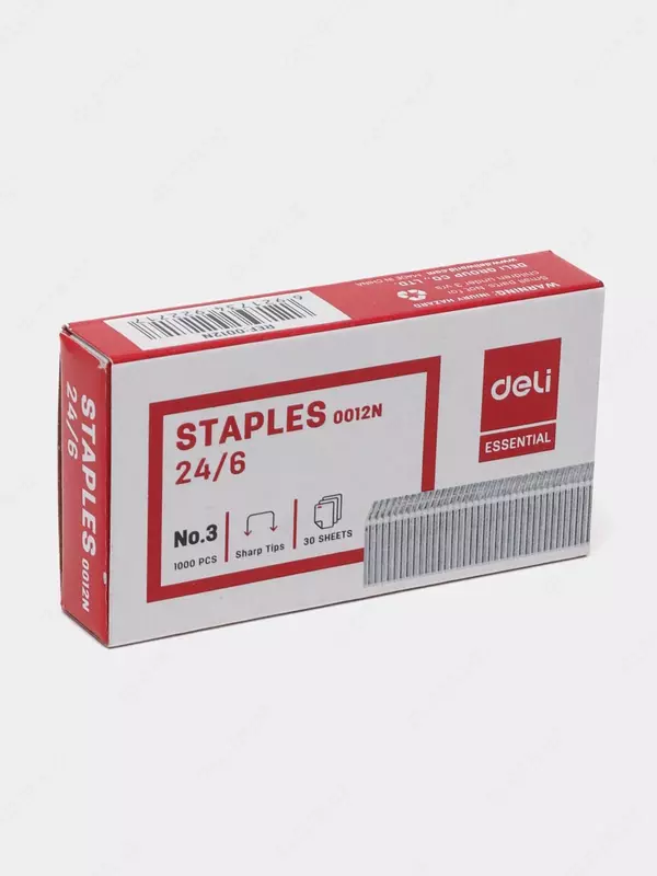 Скобы для степлера 24/6, пачка