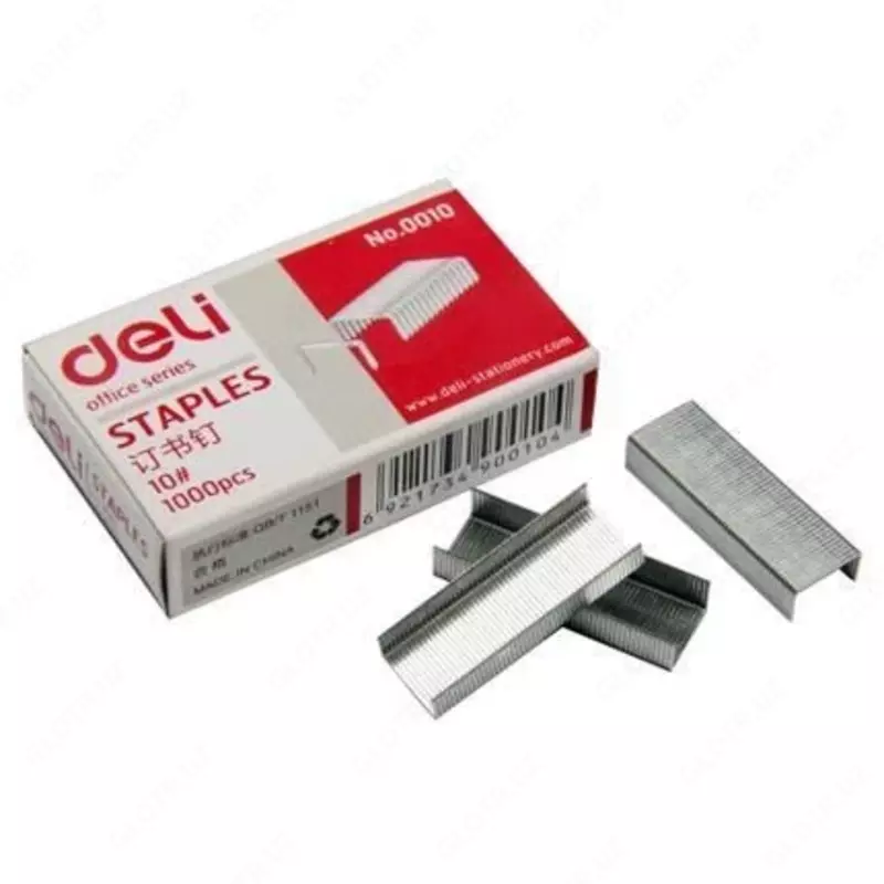 Скобы для степлера №10, пачка
