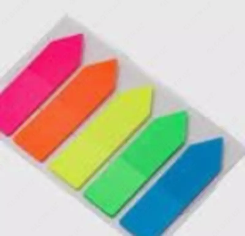 Стикеры-закладки в виде флажков