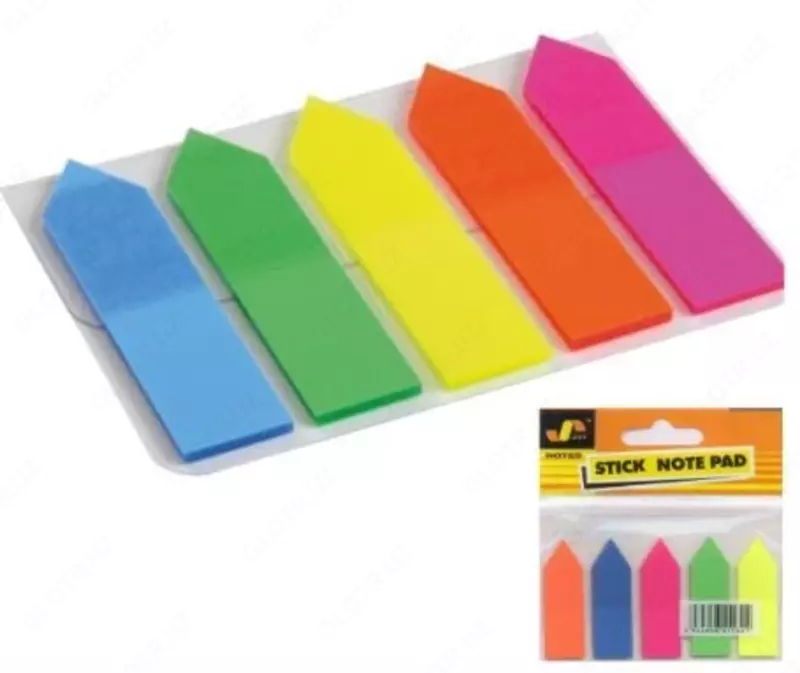 Стикеры-закладки в виде флажков