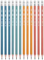 Карандаш простой Deli EU50000 think HB с ластиком - 2 000 сум